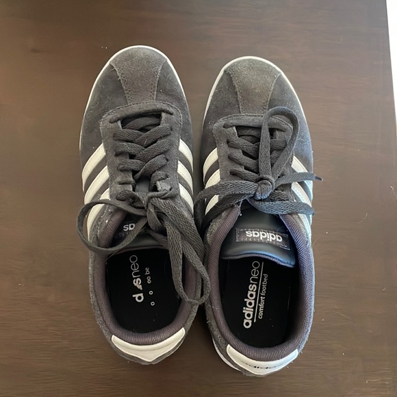 Dark gray Adidas Neo Cloudfoam sneakers - Picture 2 of 11